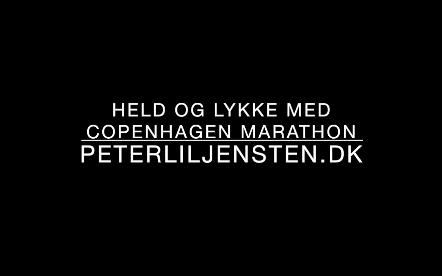 Hør hvad du skal gøre 3 dage før CPH marathon..