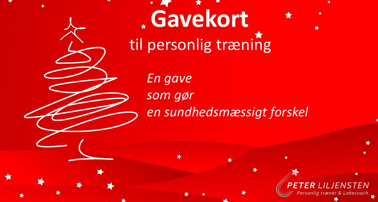 Jeg har lavet et flot julegavekort til en du holder af!