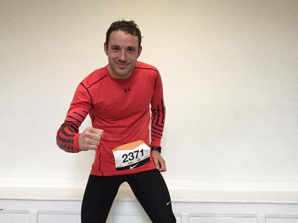 Veloverstået 15 km marathontest løb i tiden 1 time og 8 min