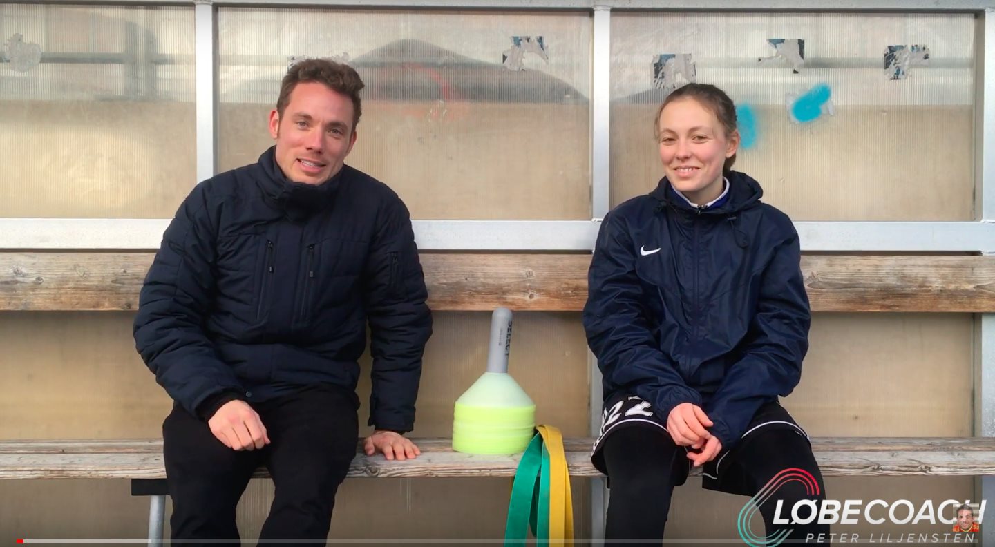 Sådan blev U18 DM elitefodboldspillere Caroline Østergaard fra B.93 en hurtigere fodboldspillere ⚽️  ‍♂️