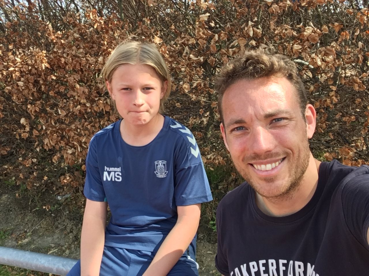 11-årige elitefodboldspiller Mads Severin fra Brøndby træner sprinttræning med personlig træner og løbetræner