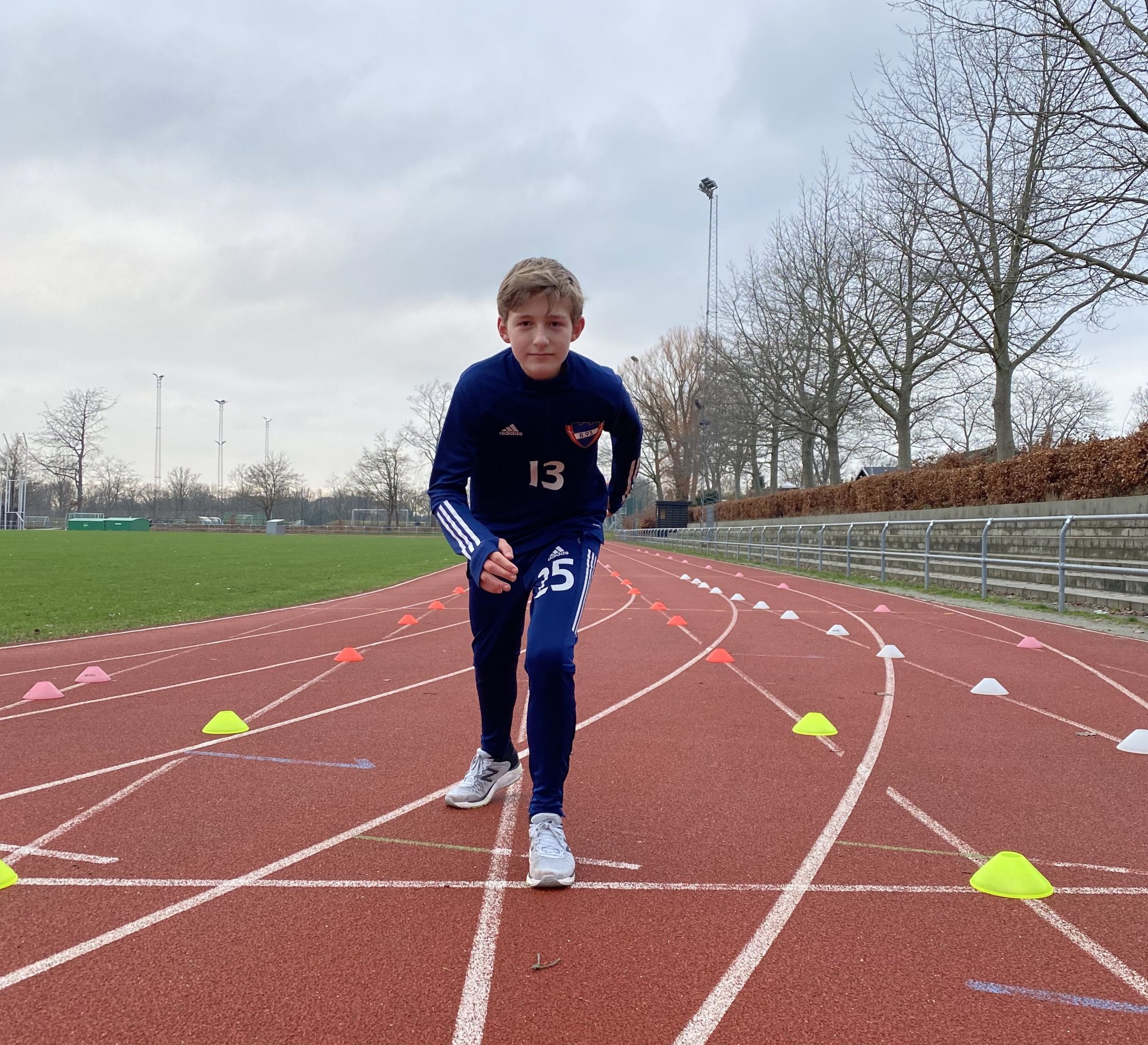 Slutter dagens sidste træning af for 2020 med min seje fodboldspillere Marcus U14 B.93   ⚽️