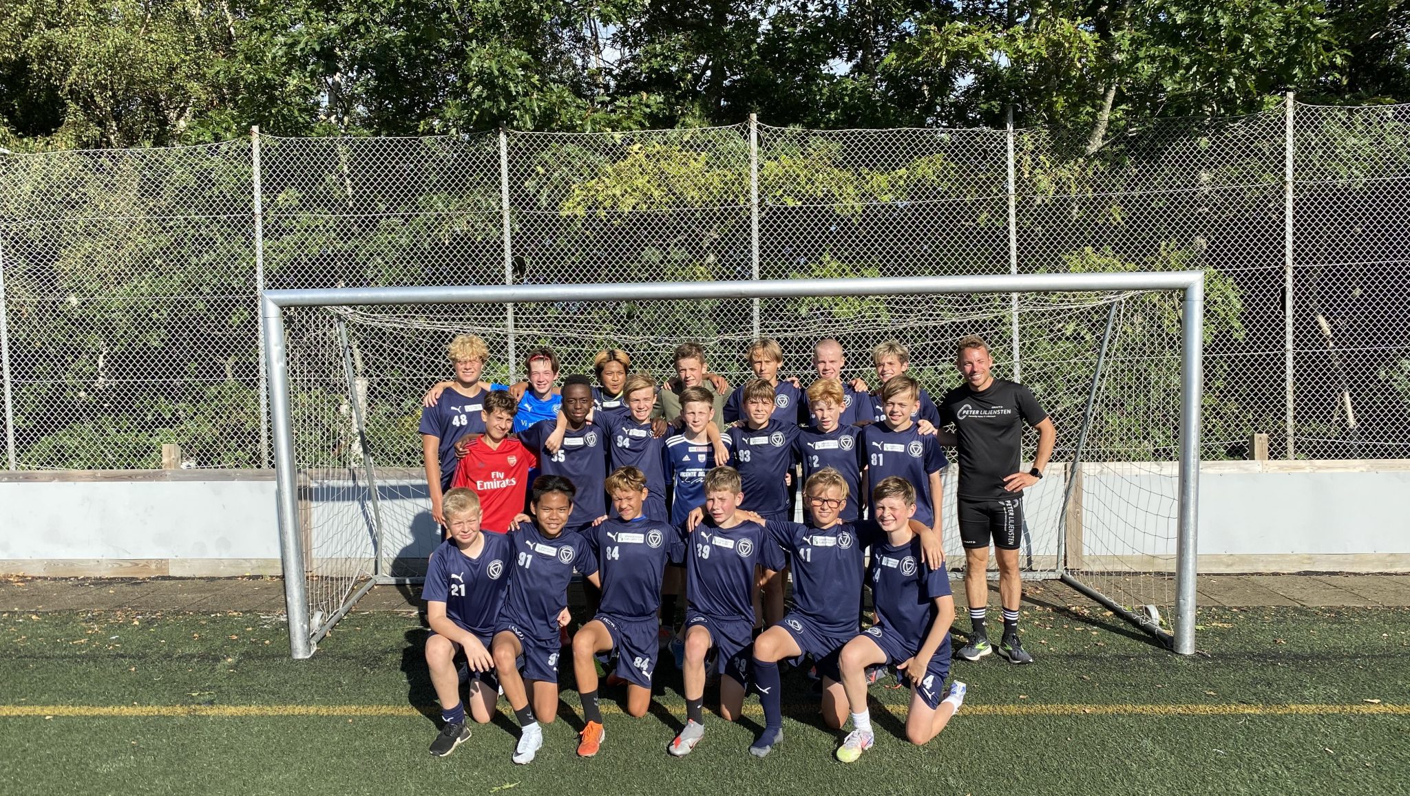 Dagens løbetræning blev skudt igang med U14 KFUM første hold