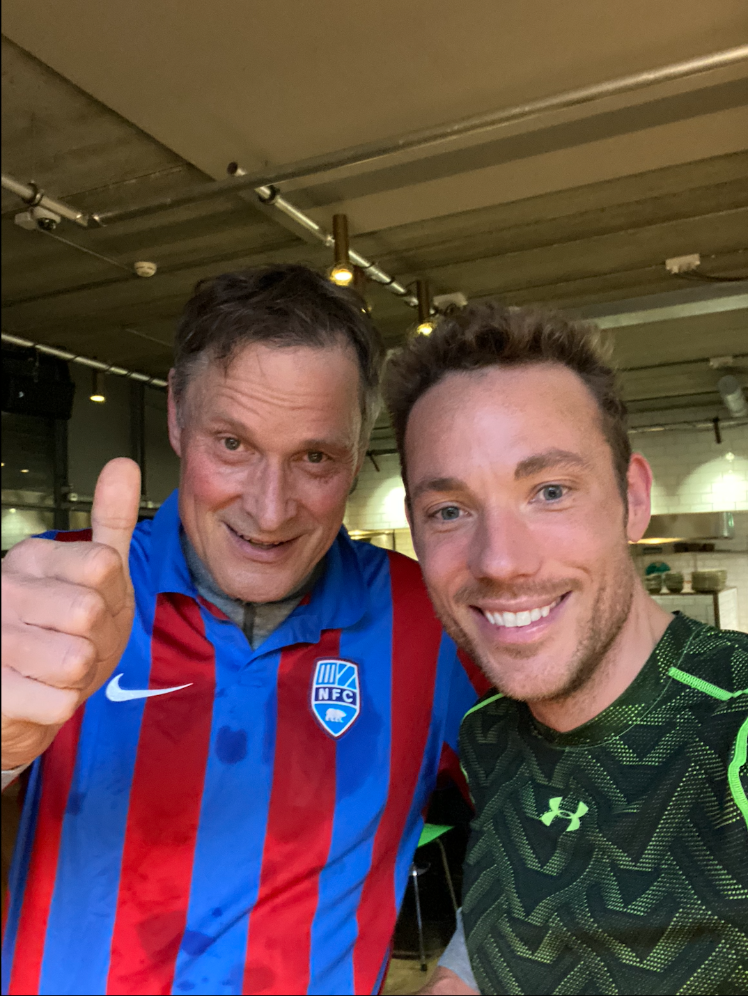 I morgs stod den på løbetur med Claus Meyer i Lyngby
